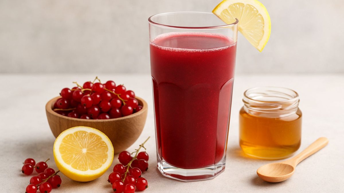 Domáci ríbezľový džús plný antioxidantov a sviežej chuti