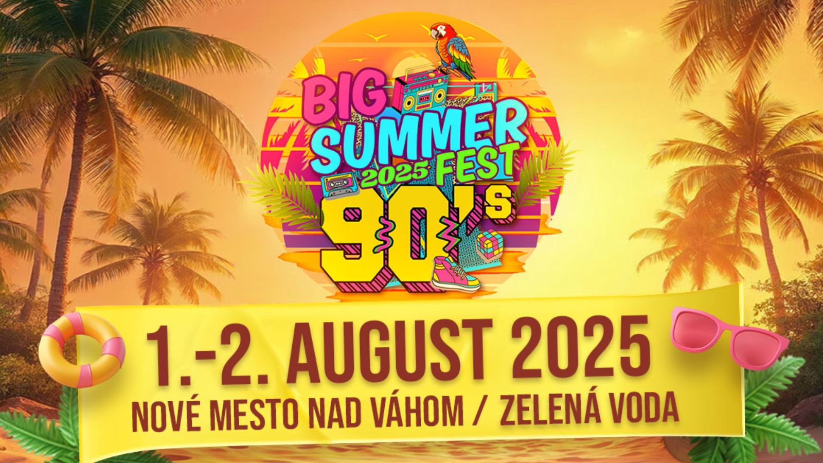 Najväčšia letná párty s návratom do 90-tych rokov: Prichádza BIG SUMMER FEST 2025