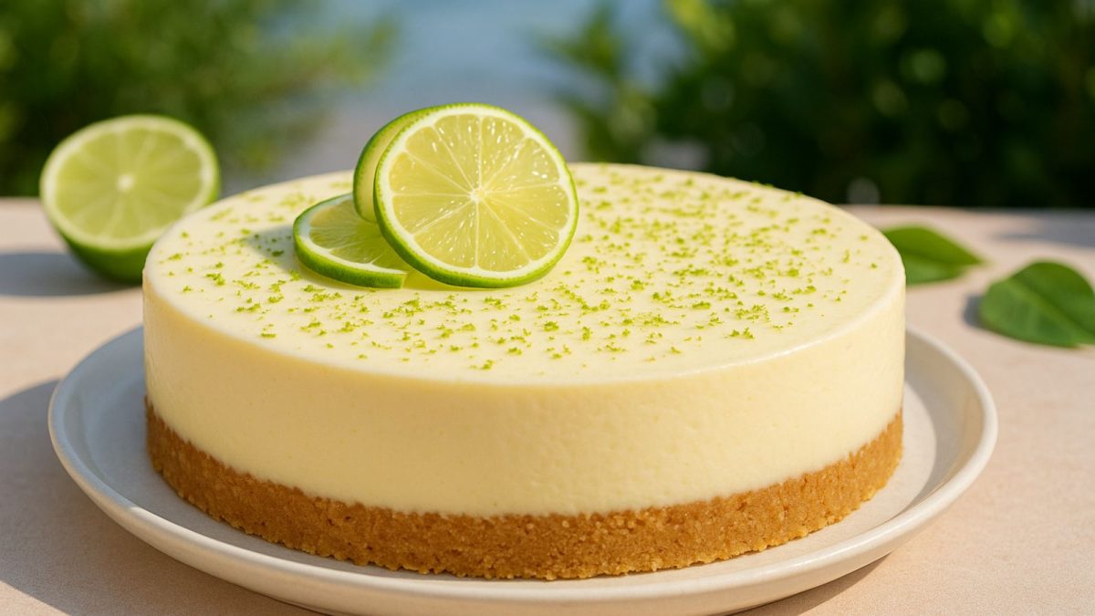 Limetkový cheesecake (Key Lime): svieži a krémový dezert s citrusovým nádychom