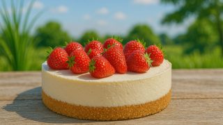 Nepečený jahodový cheesecake: Letná osviežujúca delikatesa