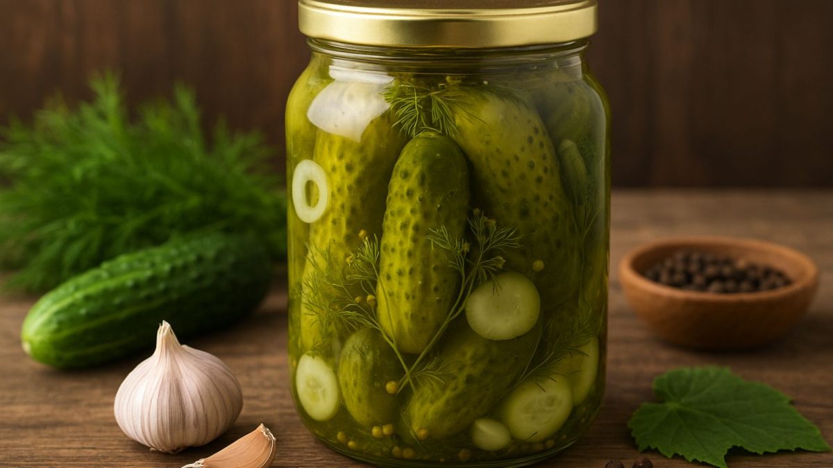 Zavárané kyslé uhorky: Klasika do každej špajze