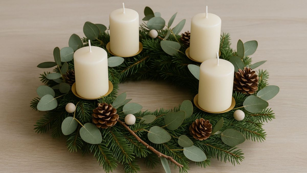 Adventný veniec Moderné trendy, inšpirácie a tipy, ako si ho vyrobiť doma