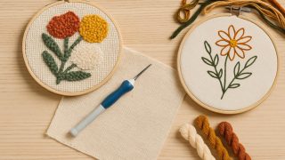 Vyšívanie a punch needle moderný comeback tradičného hobby