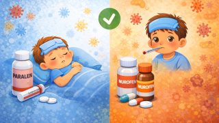 Ako správne znížiť horúčku u detí Paralen vs. Ibuprofen (a kedy NIE)