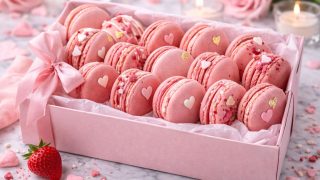 Domáce makrónky na Valentína sladký luxus ako darček