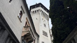 Smolenice Castle Tower and Balcony