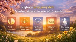 Zajtra je prvý jarný deň 5 faktov, ktoré si o ňom (možno) nevedel