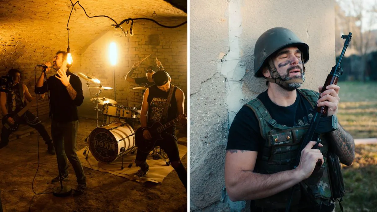 Dora prináša silnú novinku Keď mi prišla karta narukovať. Ľudová pieseň dostala filmovú rockovú podobu