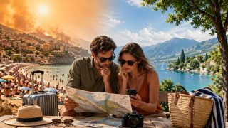 Travel Planning Near Coastal Wildfire