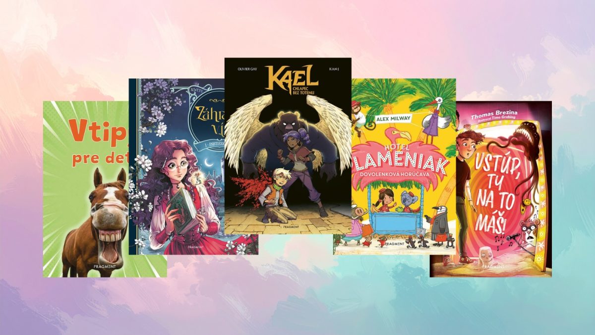 Fragment prináša nové knihy pre deti. Komiksy, denníkové príbehy, športové hviezdy aj porciu vtipov